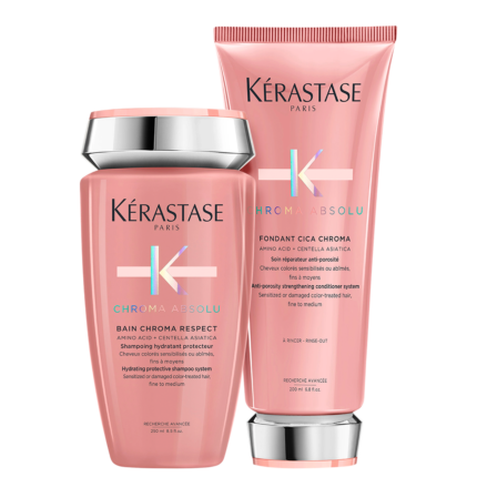 Kit Kérastase Chroma Absolu Bain Respect Fondant Cica (2 Produtos)